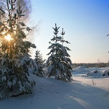 Схема вышивки «зима»