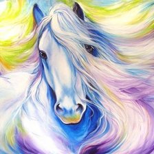 Схема вышивки «лошадь»