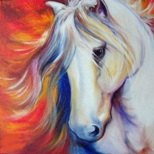 Схема вышивки «лошадь»