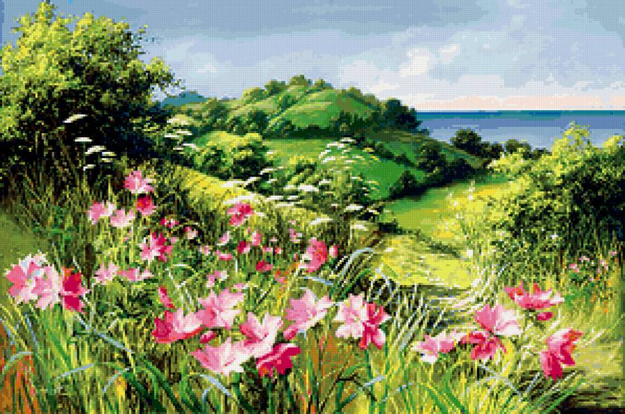 луговые цветы - предпросмотр