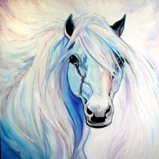 Схема вышивки «лошадь»