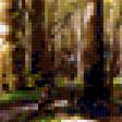 Предпросмотр схемы вышивки «дорога в лесу» (№333309)