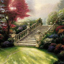 Схема вышивки «парк»