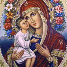 Схема вышивки «Божья Матерь Жировичская»