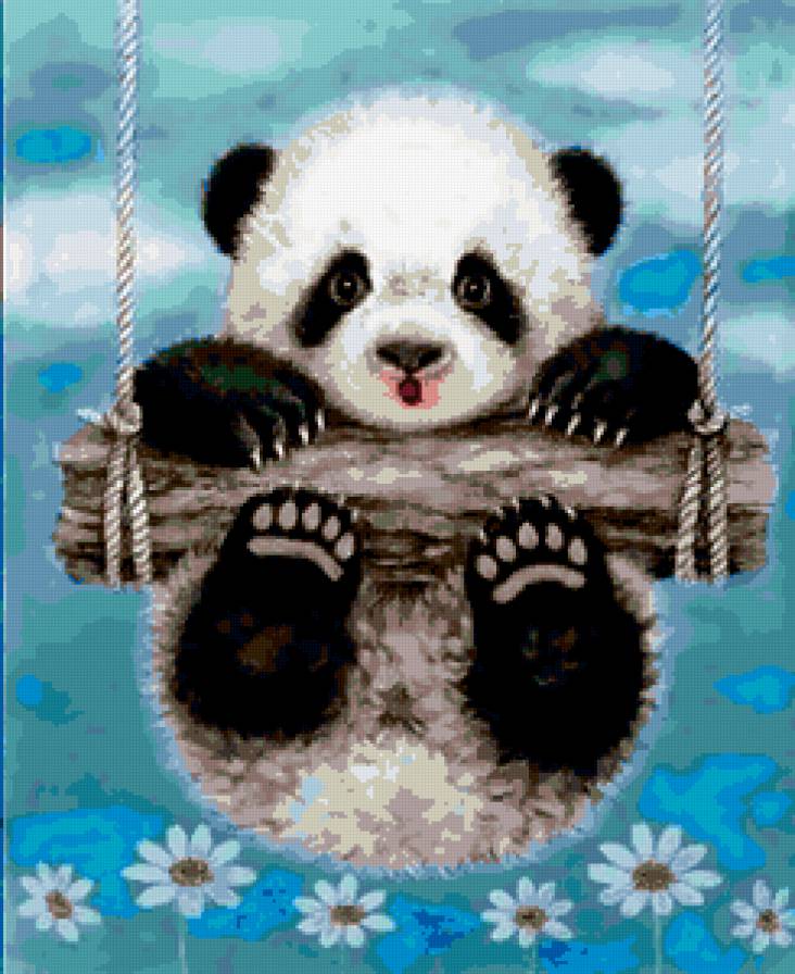 панда - медведь, детская, панда - предпросмотр