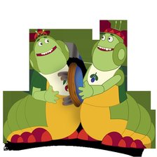 Схема вышивки «вупсень и пупсень»