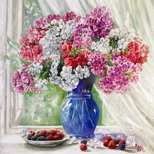 Схема вышивки «Цветы»