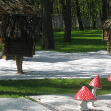 Схема вышивки «парк»