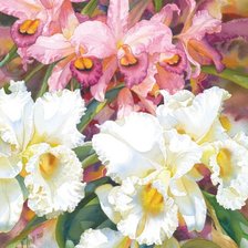 Схема вышивки «Цветы»