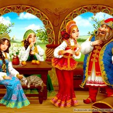 Схема вышивки «сказка»