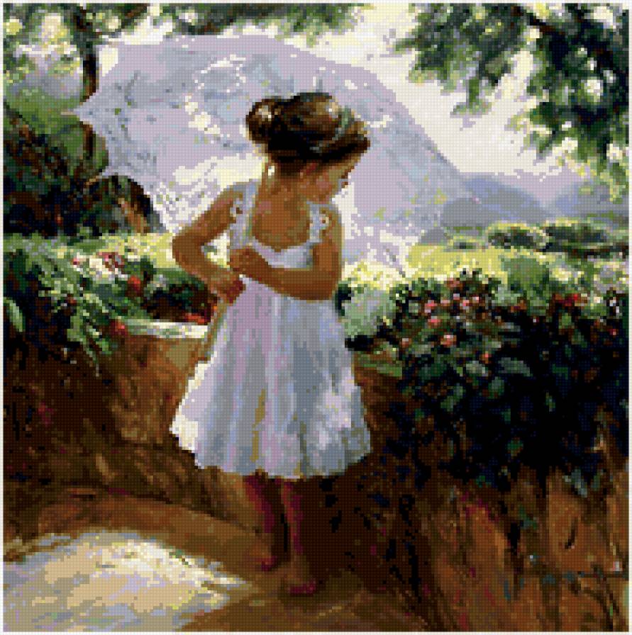 художник в. волегов  www.artvolegov.ru и www.volegov.com - девочка - предпросмотр