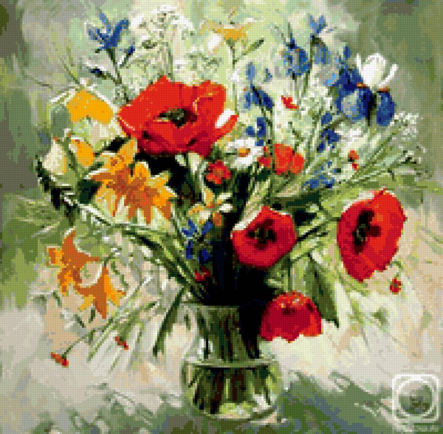 художник павлова мария - цветы - предпросмотр