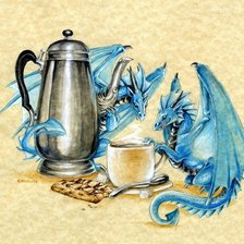 Схема вышивки «Сказочные персонажи художницы Heather Bruton»