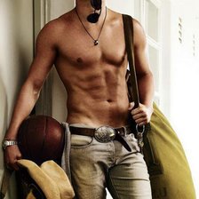 Схема вышивки «Ченинг Татум»