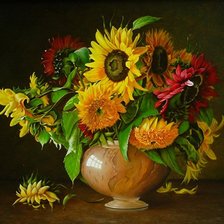 Схема вышивки «Цветы»