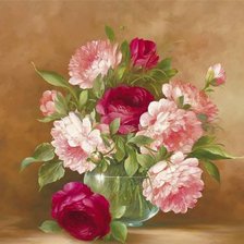 Схема вышивки «Цветы»