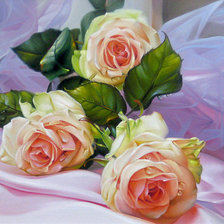 Схема вышивки «розы»