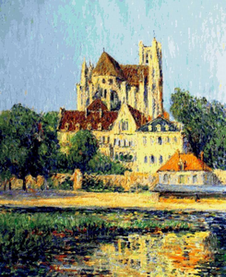 Пейзажи Густаво Луазо - замки, густав луазо, пейзаж - предпросмотр