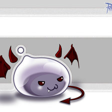 Схема вышивки «чертик»