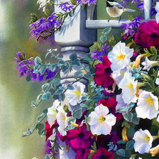 синичка и вьюнок