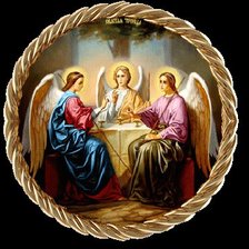 Схема вышивки «св троица»