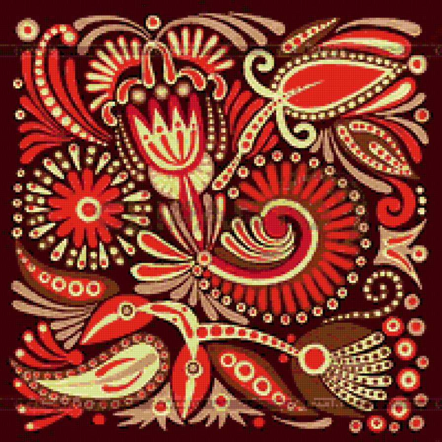 узор(подушка) - красота - предпросмотр