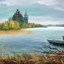 Схема вышивки «Пейзаж»