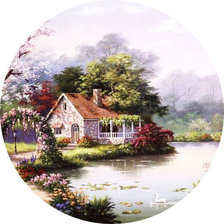 Схема вышивки «Пейзаж»