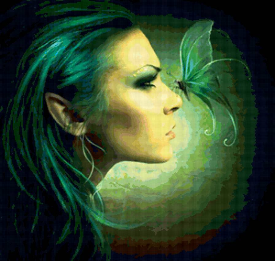 №335009 - девушка, природа, эльф, женская красота - предпросмотр