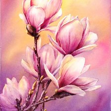 Схема вышивки «нежные цветы»