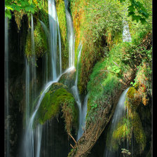 Схема вышивки «водопад»