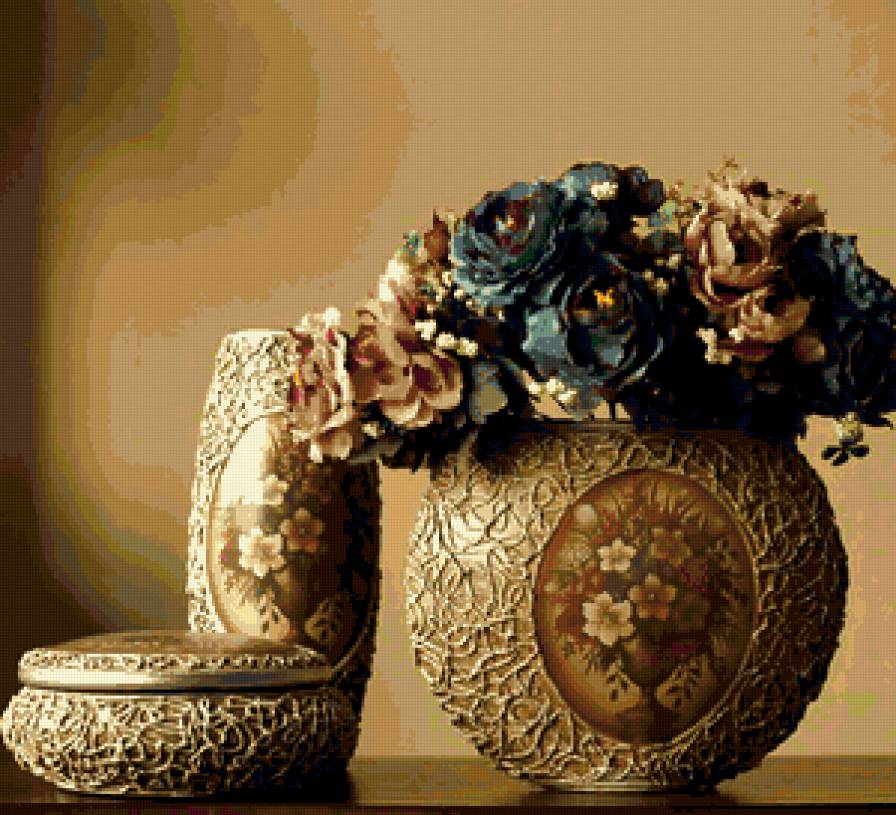 Цветочная фантазия - цветы - предпросмотр