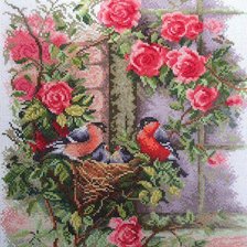 Схема вышивки «счастливое семейство»