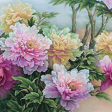 Схема вышивки «императорский цветок»