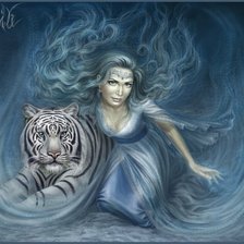 Схема вышивки «женский образ»