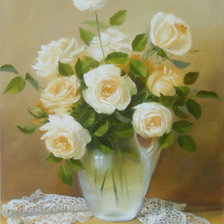 Схема вышивки «Букет роз»