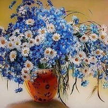 Схема вышивки «Полевые цветы»