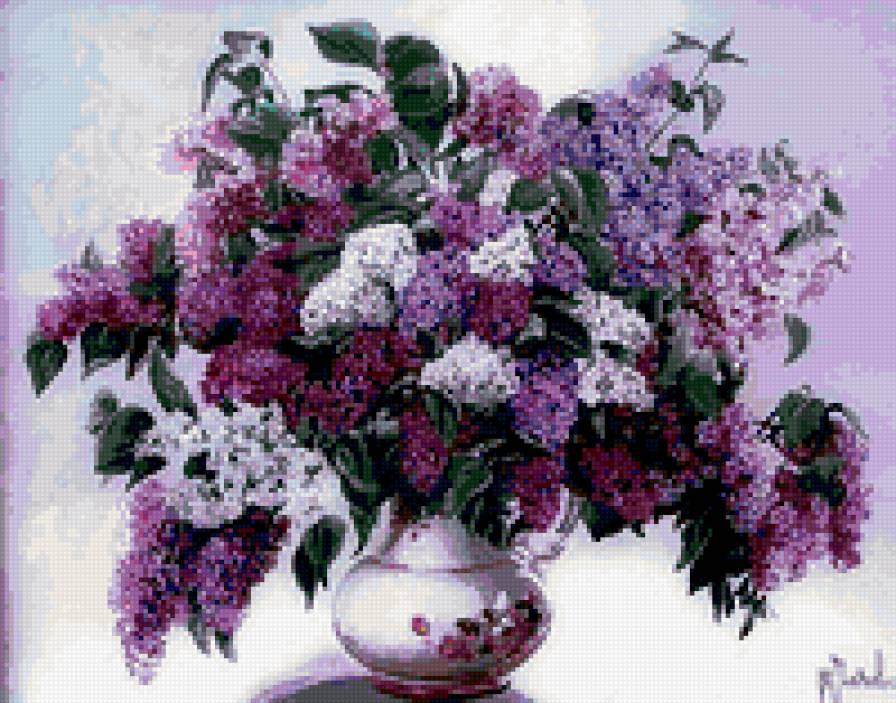 Сирень - сирень, цветы, букет - предпросмотр