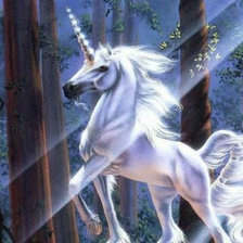 Схема вышивки «Единорог»