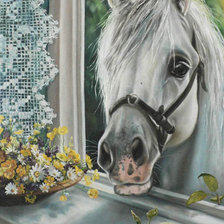 Схема вышивки «Лошадь»