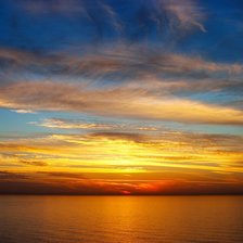 Схема вышивки «закат вечера»