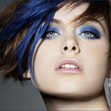 Схема вышивки «Синие пряди»