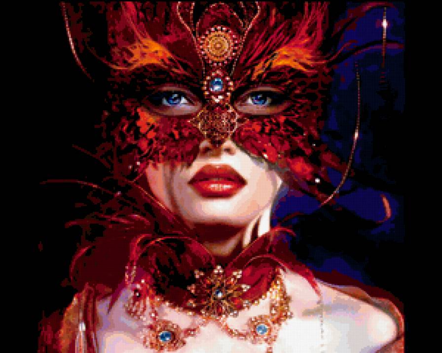 Маска - маска, люди, девушка, лицо - предпросмотр