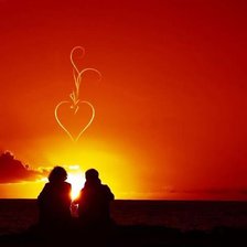 Схема вышивки «пара на море»