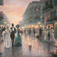 Схема вышивки «Прогулка по Парижу 1»