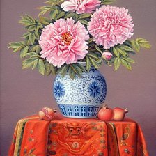 Схема вышивки «цветы»