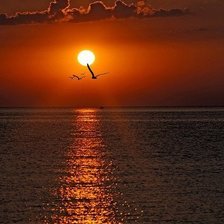 Схема вышивки «море»