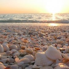 Схема вышивки «море»