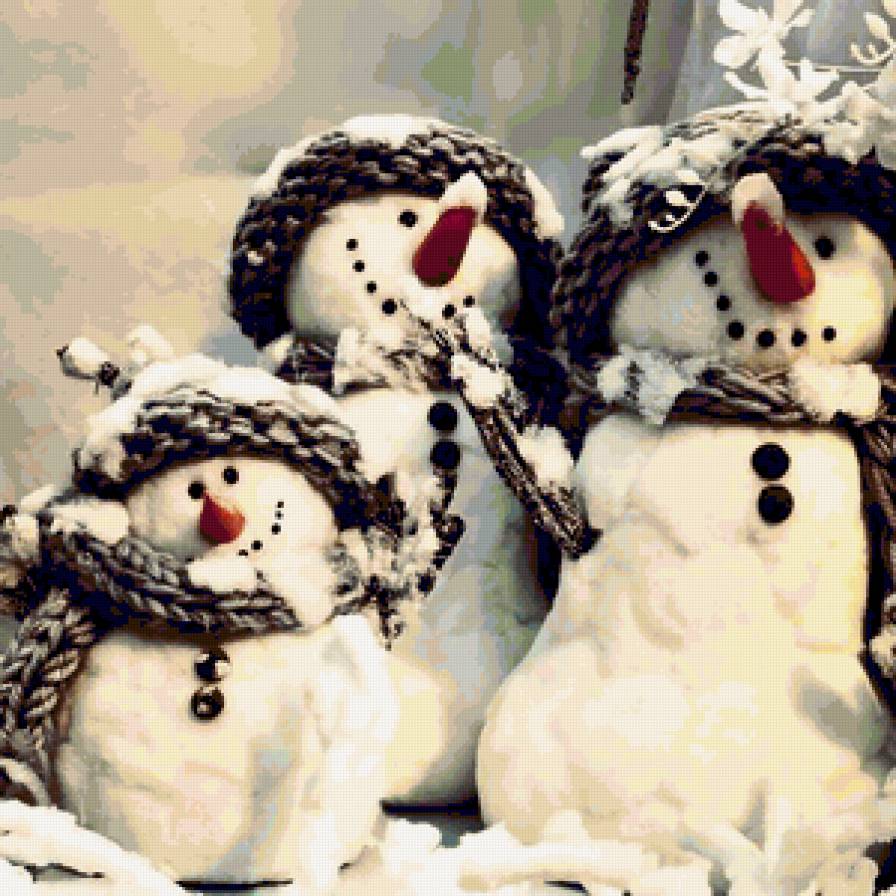 снеговички - предпросмотр