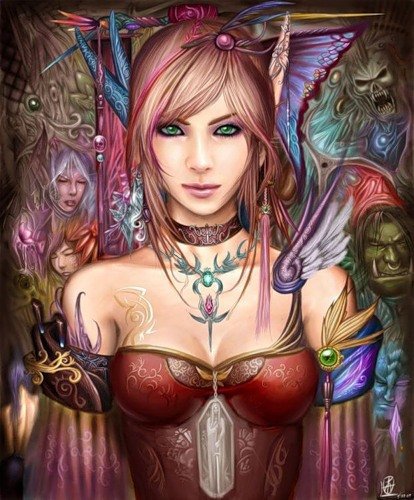 №336279 - девушка, фэнтези, женская красота - оригинал